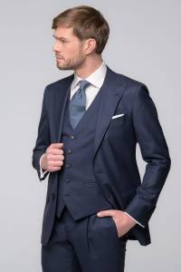 Marynarka Gatsby granatowa - Zack Roman