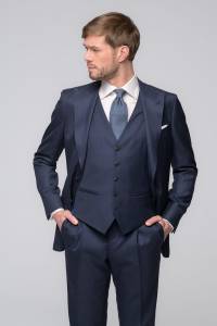 Marynarka Gatsby granatowa - Zack Roman
