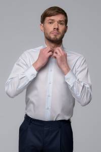 Koszula półformalna błękitna business - Zack Roman