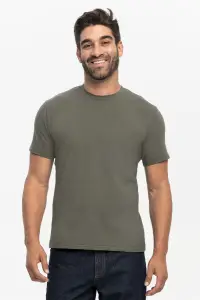 T-shirt Zack bawełniany khaki - Zack Roman