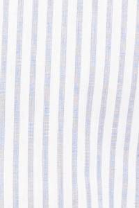 Koszula biała w niebieskie paski multi stripe bawełniana - Zack Roman