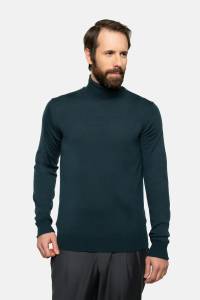 Golf merino zielony - Zack Roman