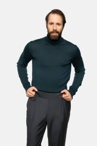 Golf merino zielony - Zack Roman