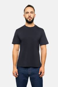 T-shirt Zack, bawelniany, czarny
