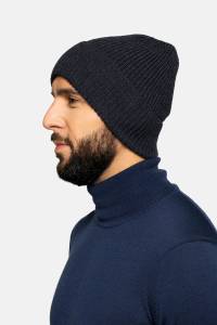 Czapka merino szara - Zack Roman