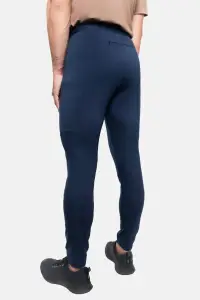 Legginsy sportowe z wełny merino, granatowe