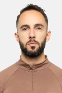 Longsleeve sportowy merino beżowy 195g - Zack Roman
