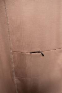 Longsleeve sportowy merino beżowy 195g - Zack Roman