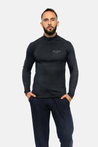 BESTSELLER Longsleeve sportowy z wełny merino, czarny, 195