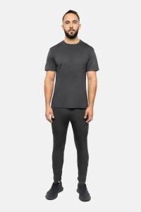 T-shirt sportowy merino 195 khaki - Zack Roman