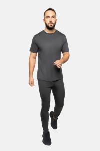 T-shirt sportowy merino 195 khaki - Zack Roman