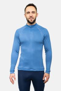 Longsleeve Expedition Extra Warm merino błękitny 283g - Zack Roman