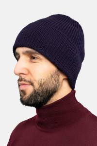 Czapka merino fioletowa - Zack Roman