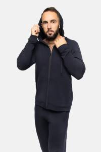 Bluza dresowa merino Super 120 French Terry granatowa - Zack Roman