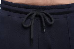 Spodnie dresowe merino Super 120 French Terry granatowe - Zack Roman