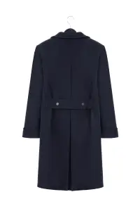 Płaszcz Ulster granatowy navy blue wełniany 800g Piacenza - Zack Roman