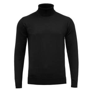 Golf merino czarny - Zack Roman