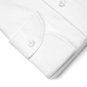 Koszula OCBD biała preppy organiczna bawełna - Zack Roman