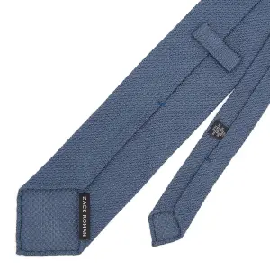 krawat z grenadyny garza grossa petrol blue kolor