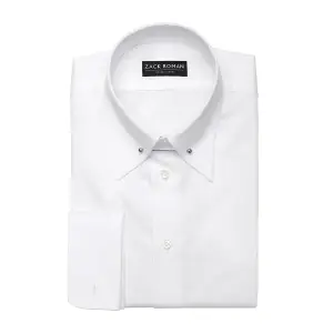 Biała koszula Pin Collar II - Zack Roman