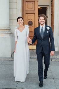Garnitur ślubny Gatsby granatowy - Zack Roman