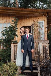 Garnitur ślubny Gatsby granatowy - Zack Roman