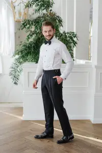 Koszula smokingowa biała - Zack Roman