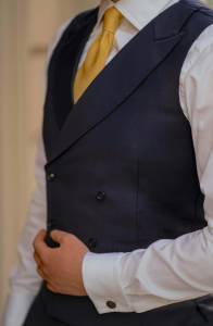 Kamizelka garniturowa dwurzędowa Gatsby Midnight - Zack Roman