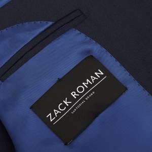 Marynarka Gatsby granatowa - Zack Roman
