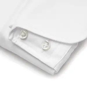 Koszula tab collar biała - Zack Roman