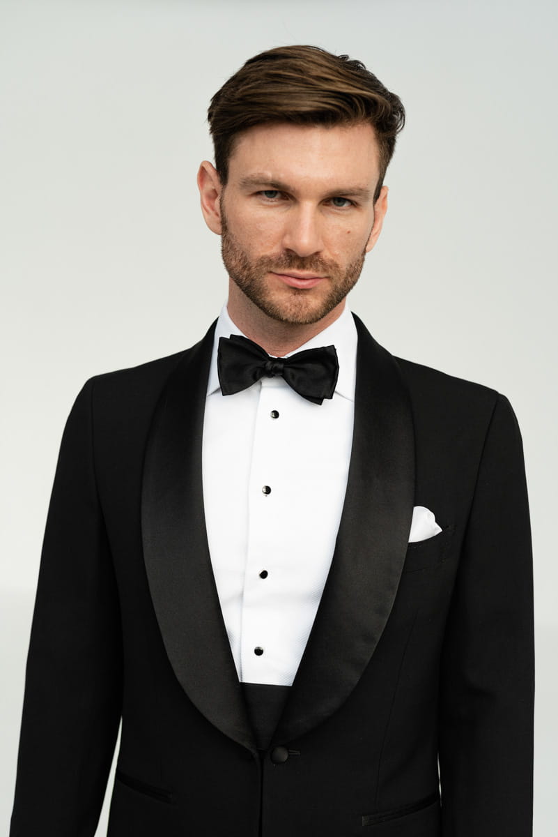 Single-breasted dinner jacket